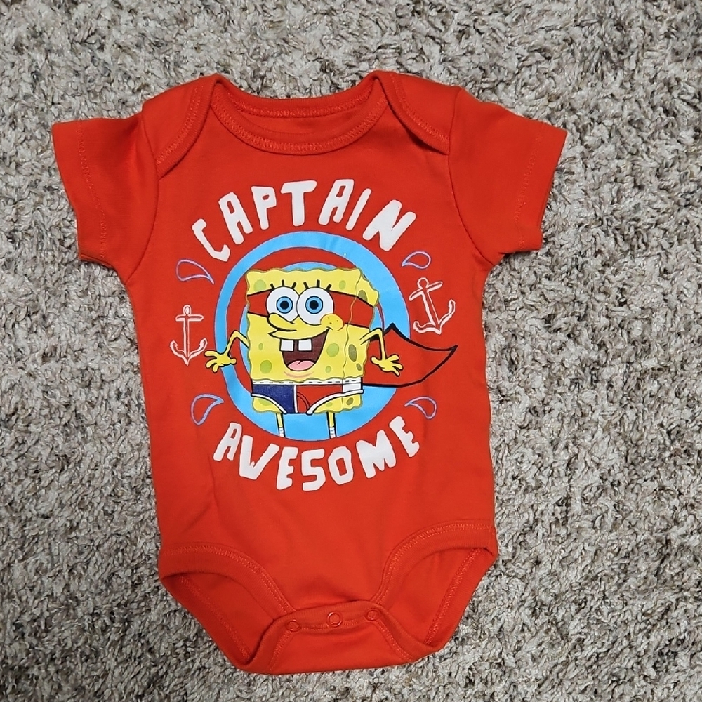 Nickelodeon Red SpongeBob Captain Onesie